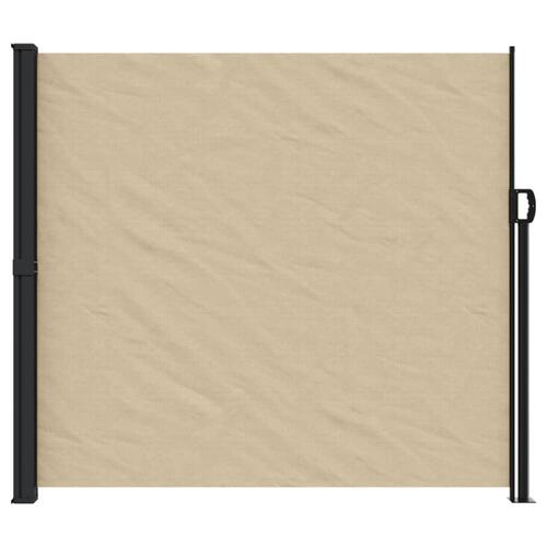 Sammenrullelig sidemarkise 180x500 cm beige