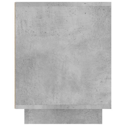 Tv-bord 102x35x45 cm konstrueret træ betongrå