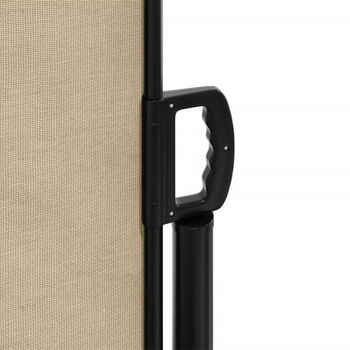 Sammenrullelig sidemarkise 180x500 cm beige