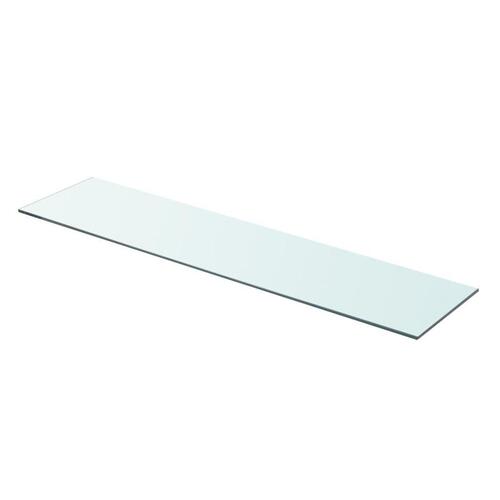 Glashyldepanel gennemsigtig 90x20 cm