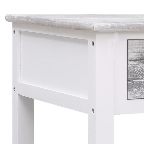 Sofabord 100 x 50 x 45 cm træ grå