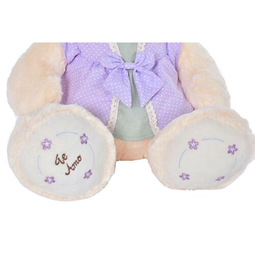 Bjørnebamse Kjole 42 x 20 x 50 cm Beige Pink Syren Børns Bjørn (2 enheder)
