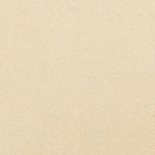 Fodskammel 45x29,5x35 cm stof cremefarvet
