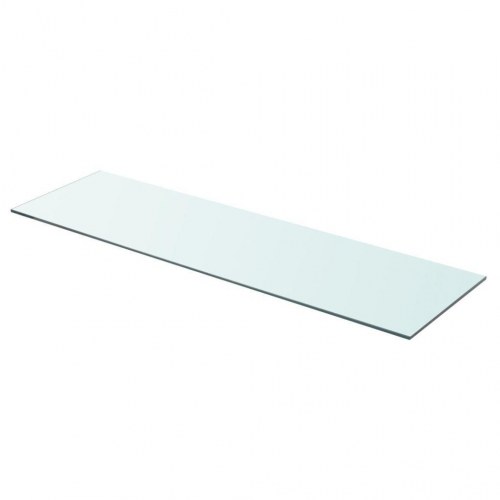 Glashylde - klar 90 x 25 cm, hærdet glas