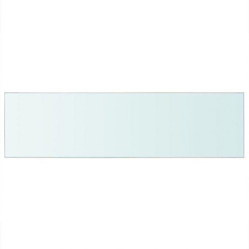 Glashylde - klar 90 x 25 cm, hærdet glas