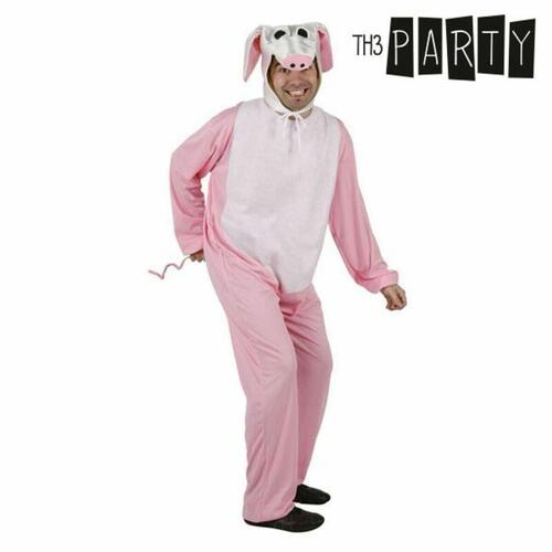 Kostume til voksne Th3 Party Pink dyr (2 Dele) XL