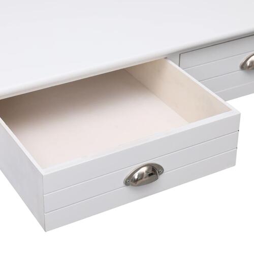 Sofabord 100 x 50 x 45 cm træ hvid