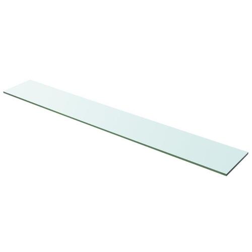 Hylde glaspanel klar 100x15 cm