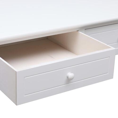 Sofabord 100 x 50 x 45 cm træ hvid