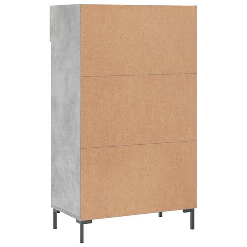 Skoreol 60x35x105 cm konstrueret træ betongrå