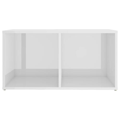 Tv-skabe 4 stk. 72x35x36,5 cm konstrueret træ hvid højglans