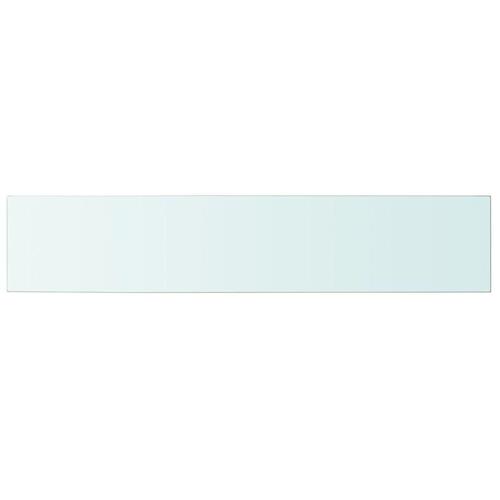 Hylde glaspanel klar 100x20 cm