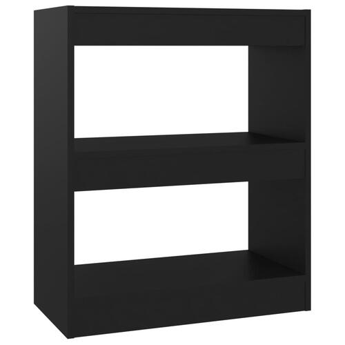 Bogreol/rumdeler 60x30x72 cm sort