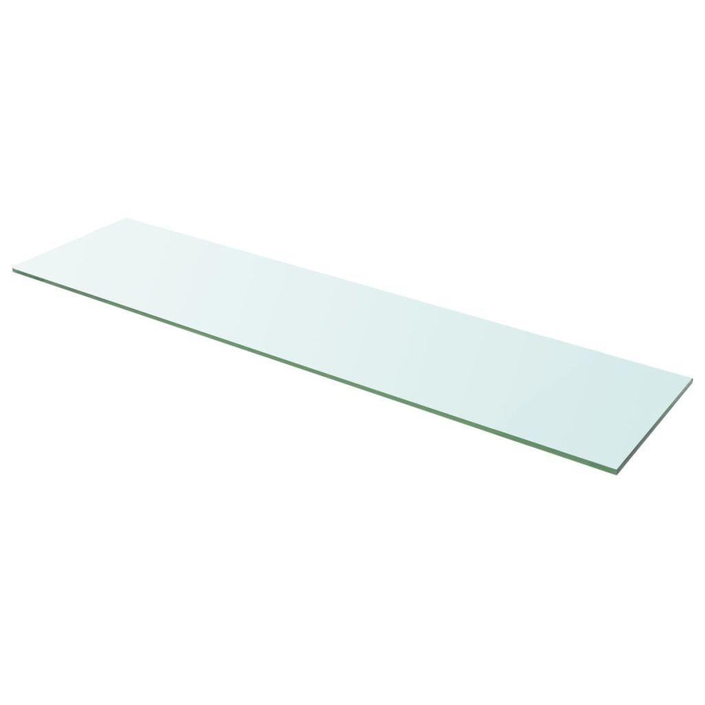 Hylde glaspanel klar 100x25 cm