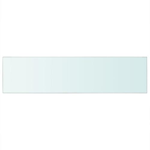 Hylde glaspanel klar 100x25 cm