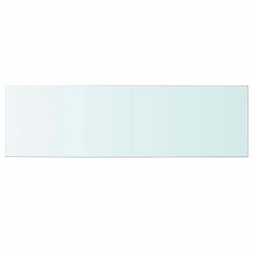 Hylde glaspanel klar 100x30 cm