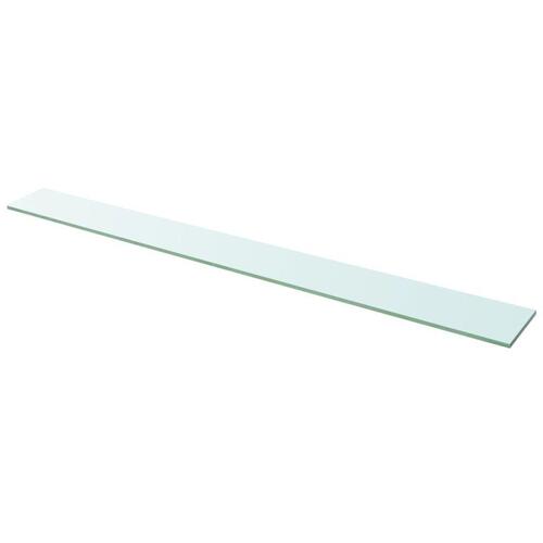 Hylde glaspanel klar 110x12 cm
