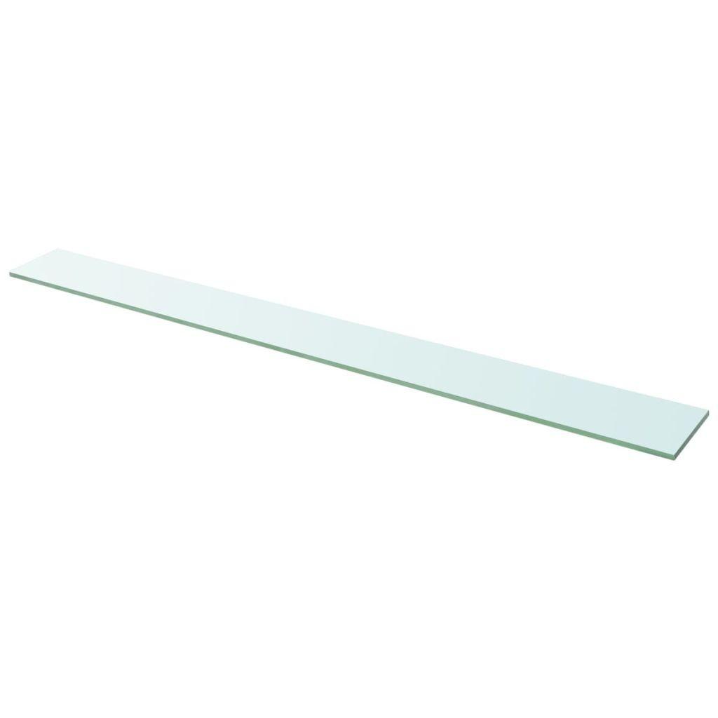 Hylde glaspanel klar 110x12 cm