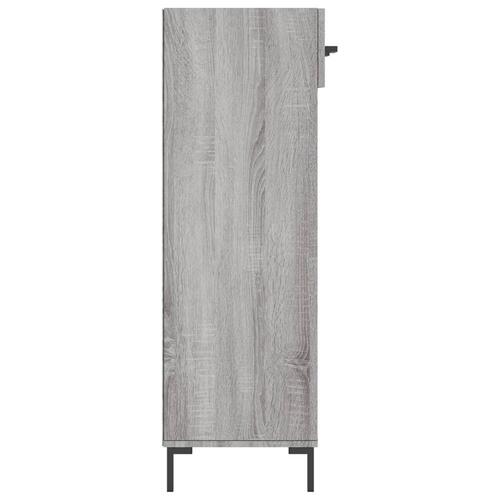 Skoreol 60x35x105 cm konstrueret træ grå sonoma-eg