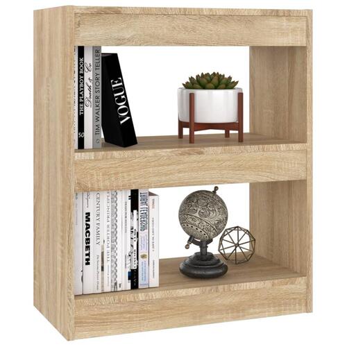 Bogreol/rumdeler 60x30x72 cm sonoma-eg