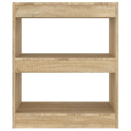 Bogreol/rumdeler 60x30x72 cm sonoma-eg
