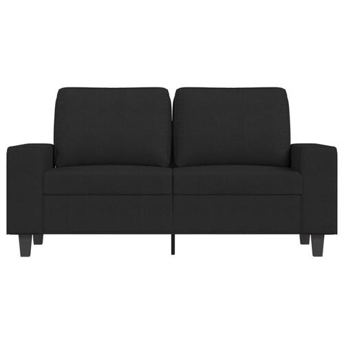 2-personers sofa 120 cm stof sort