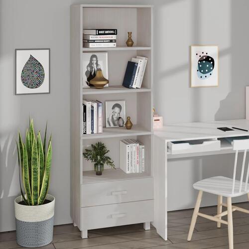Højskab HAMAR 60x35x180 cm fyrretræ hvid