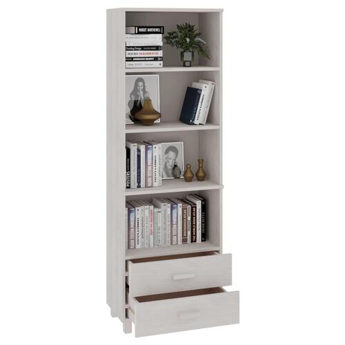 Højskab HAMAR 60x35x180 cm fyrretræ hvid
