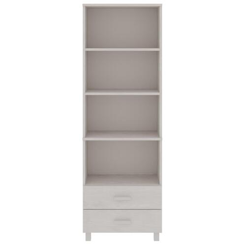 Højskab HAMAR 60x35x180 cm fyrretræ hvid