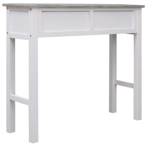 Konsolbord 90 x 30 x 77 cm træ grå