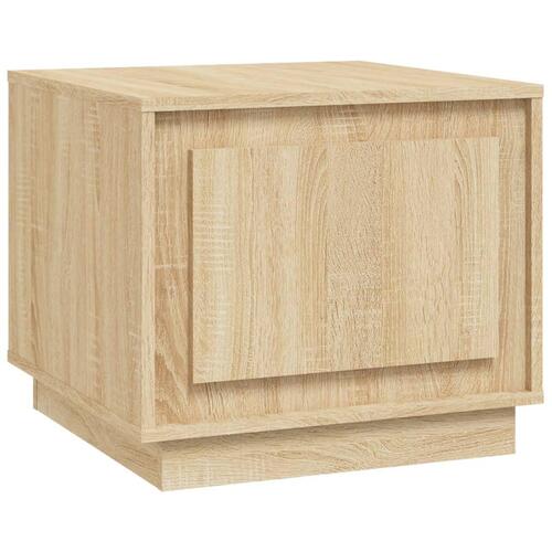 Sofabord 51x50x44 cm konstrueret træ sonoma-eg