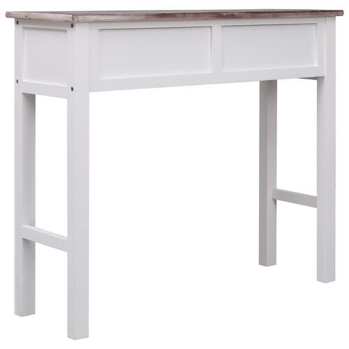 Konsolbord 90 x 30 x 77 cm træ brun