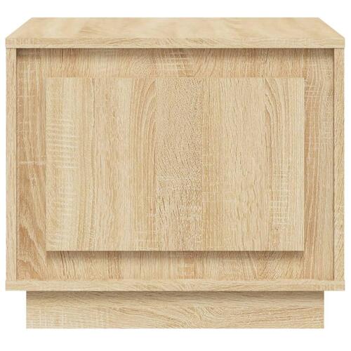 Sofabord 51x50x44 cm konstrueret træ sonoma-eg