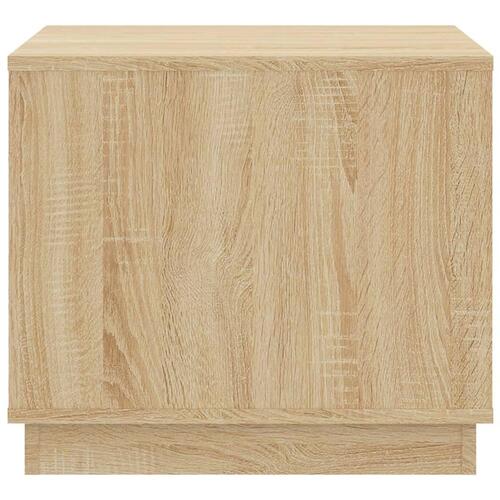 Sofabord 51x50x44 cm konstrueret træ sonoma-eg
