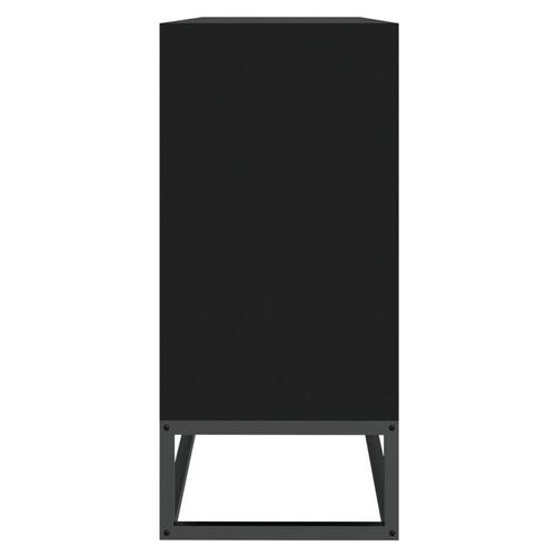 Skænk 105x30x65 cm konstrueret træ sort