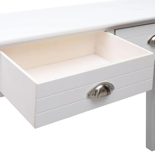 Konsolbord 90 x 30 x 77 cm træ hvid