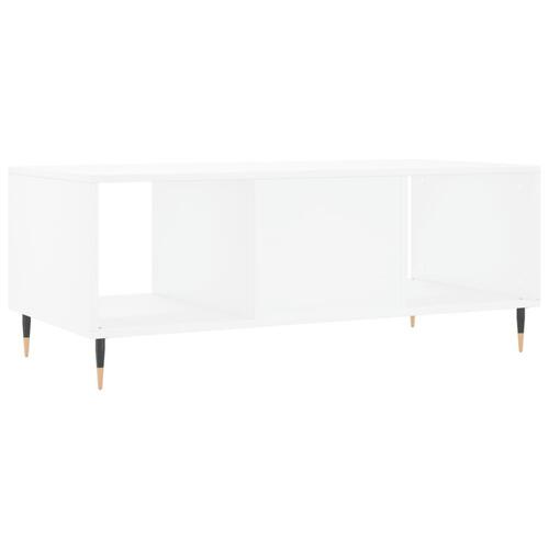 Sofabord 102x50x40 cm konstrueret træ hvid