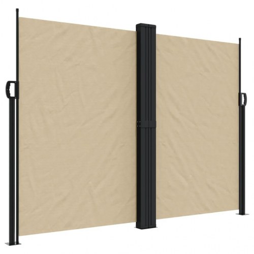 Sammenrullelig sidemarkise 180x600 cm beige