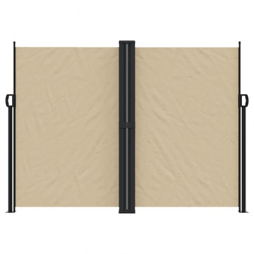 Sammenrullelig sidemarkise 180x600 cm beige