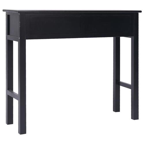 Konsolbord 90 x 30 x 77 cm træ sort