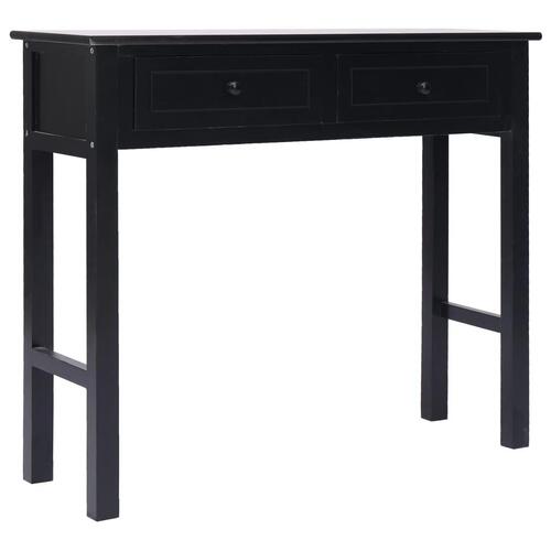 Konsolbord 90 x 30 x 77 cm træ sort