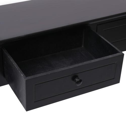 Konsolbord 90 x 30 x 77 cm træ sort