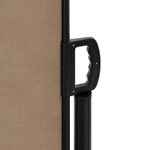 Sammenrullelig sidemarkise 200x600 cm gråbrun