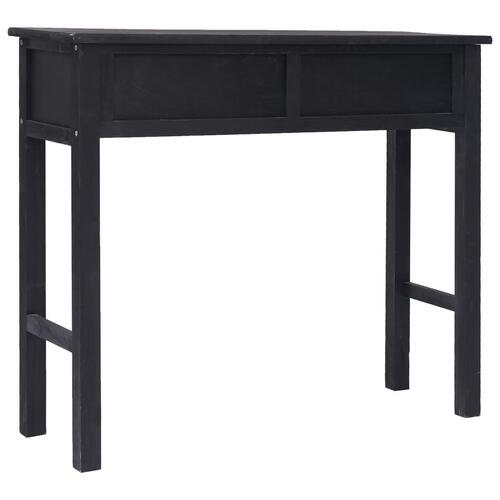 Konsolbord 90 x 30 x 77 cm træ sort