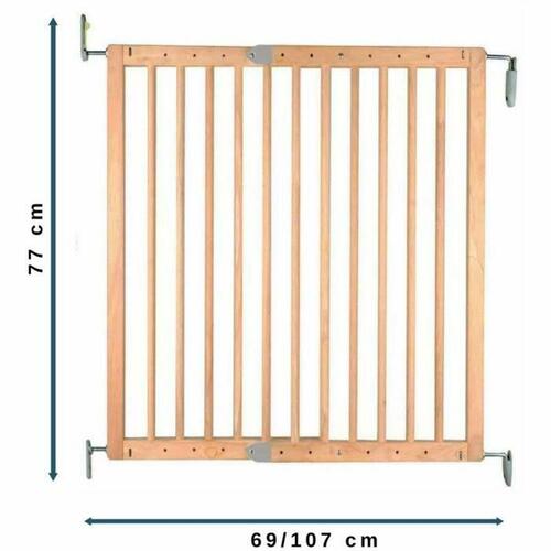 Sikkerhedsafspærring Nordlinger PRO 69 cm 107 cm