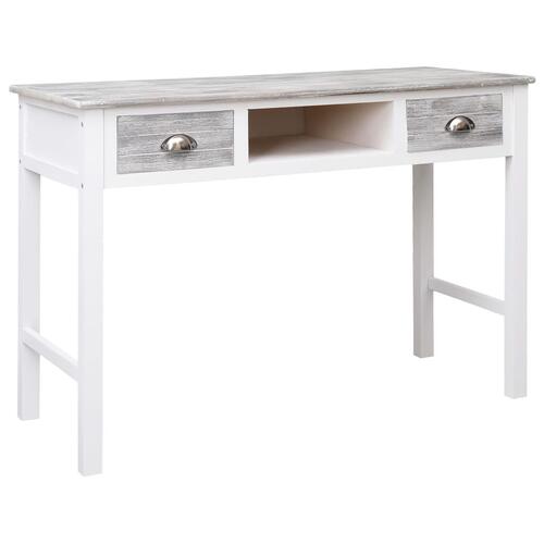 Skrivebord 110 x 45 x 76 cm træ grå