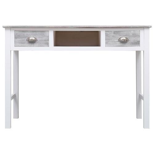 Skrivebord 110 x 45 x 76 cm træ grå