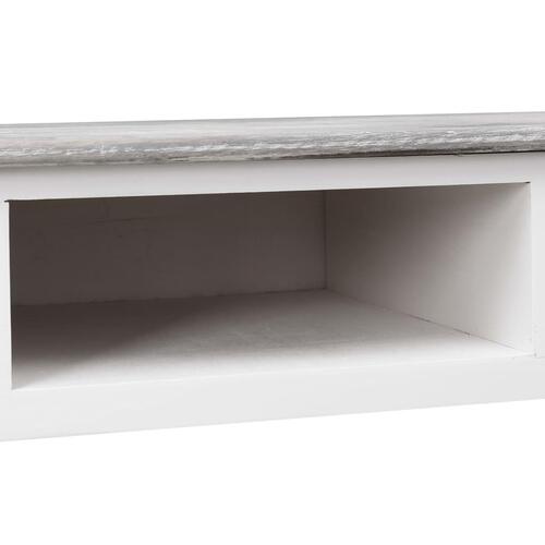 Skrivebord 110 x 45 x 76 cm træ grå