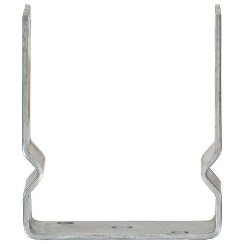 Jordankre 6 stk. 12x6x15 cm galvaniseret stål sølvfarvet