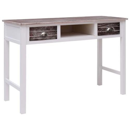Skrivebord 110 x 45 x 76 cm træ brun
